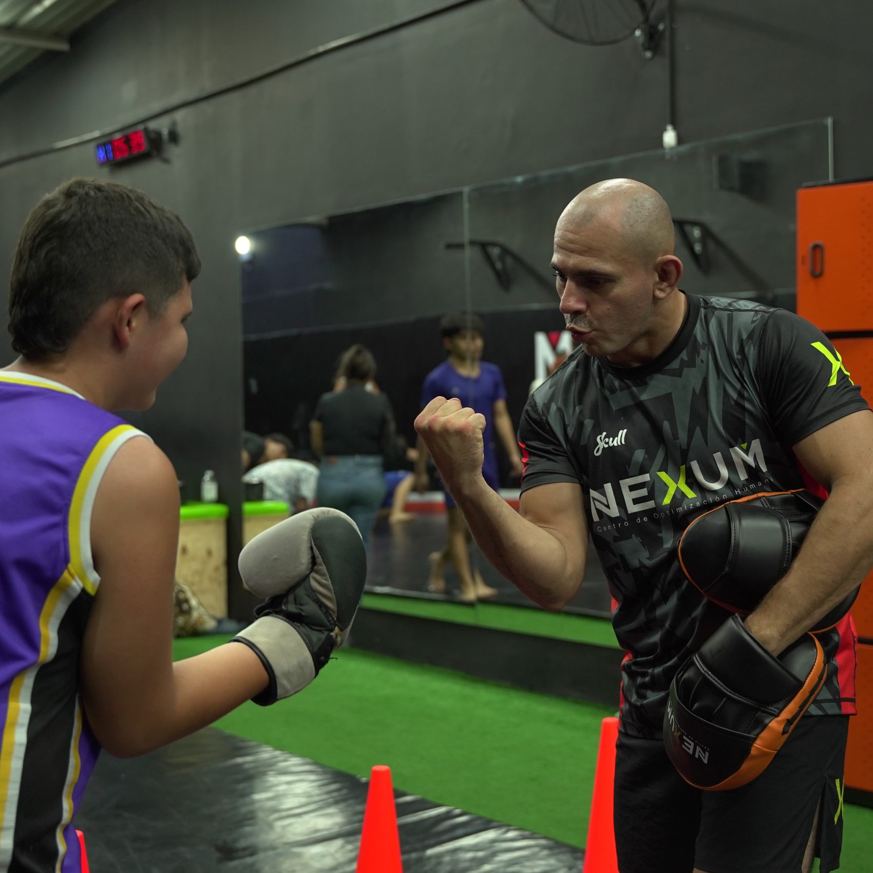 Clase de boxeo en NEXUM